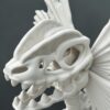 3d_tisteny_dilophosaurus_bocni_detail_hlava_bone_white 3D tištěný Dilophosaurus XL – designový model dinosaura | Spiny3D