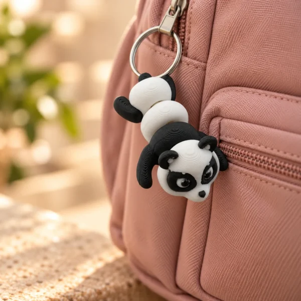 3d-tistena-klicenka-mini-panda-batoh Klíčenka Mini Panda