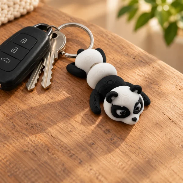 3d-tistena-klicenka-mini-panda-klice Klíčenka Mini Panda