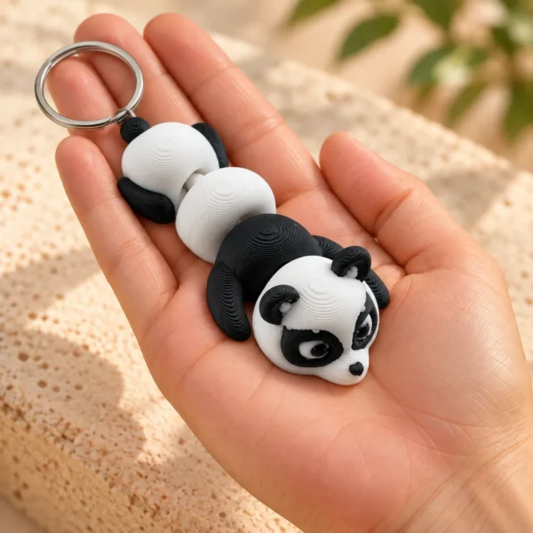 3d-tistena-klicenka-mini-panda-ruka Klíčenka Mini Panda
