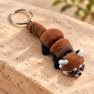 Klíčenka Mini Panda červená